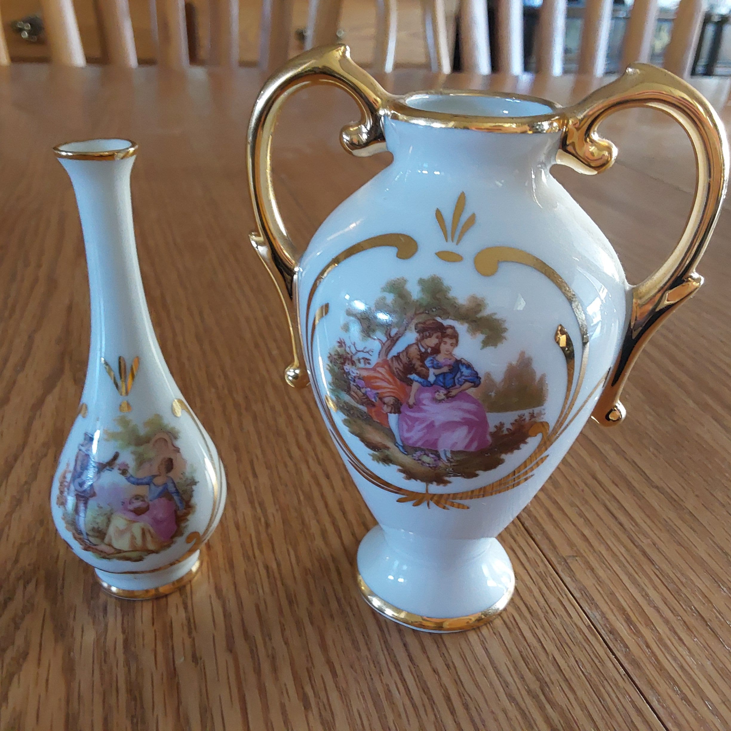 Mini Limoges Vase - Etsy