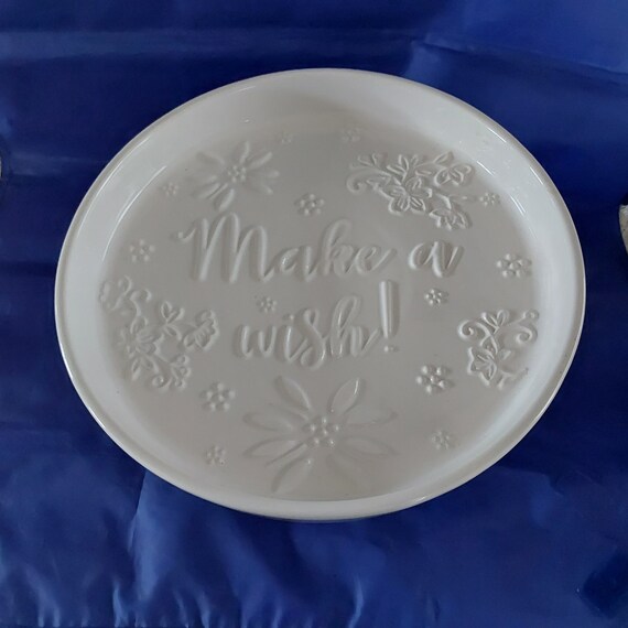 Temptations by Tara is White Ceramic Pedestal Cake or Dessert