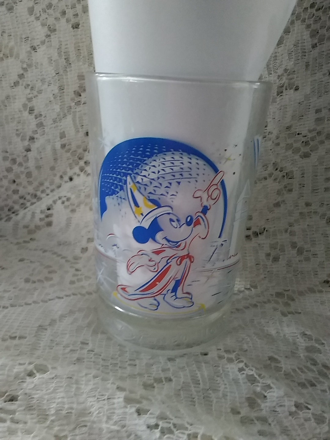 Featuring Mickey Mouse, a Mcdonald's Collector Glass Celebrating WDW ...