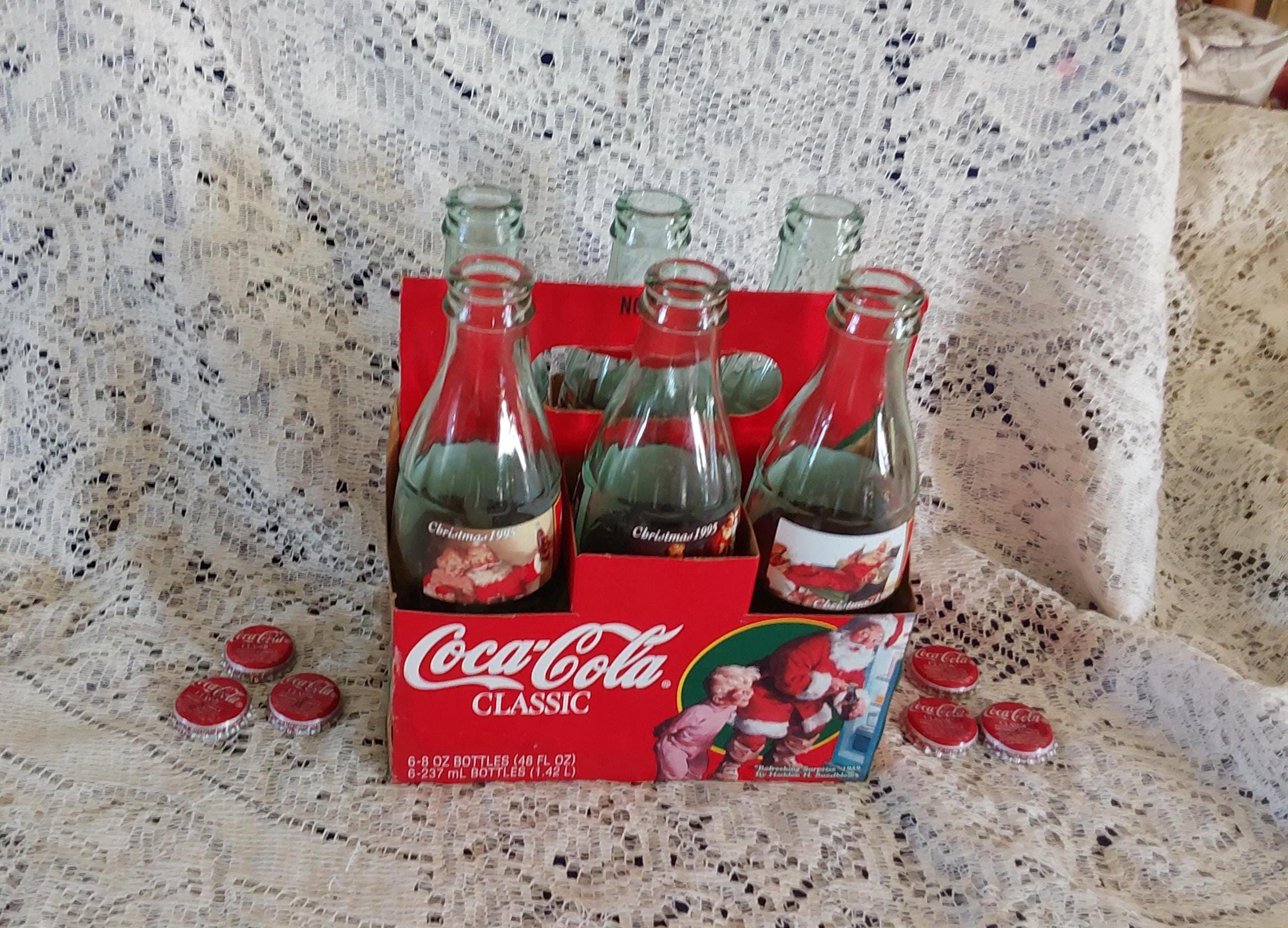 1995 Coca Cola Glass Bottle Christmas - Etsy