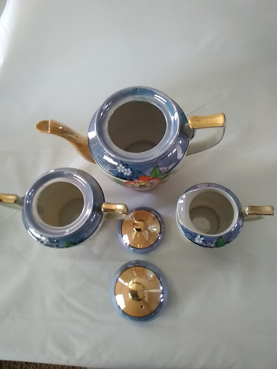 中国古玩　急須　幅約9.8㎝　118g 東さ7-0615① A Hotta Yu Shoten Lusterware Approx 50 Oz Teapot With