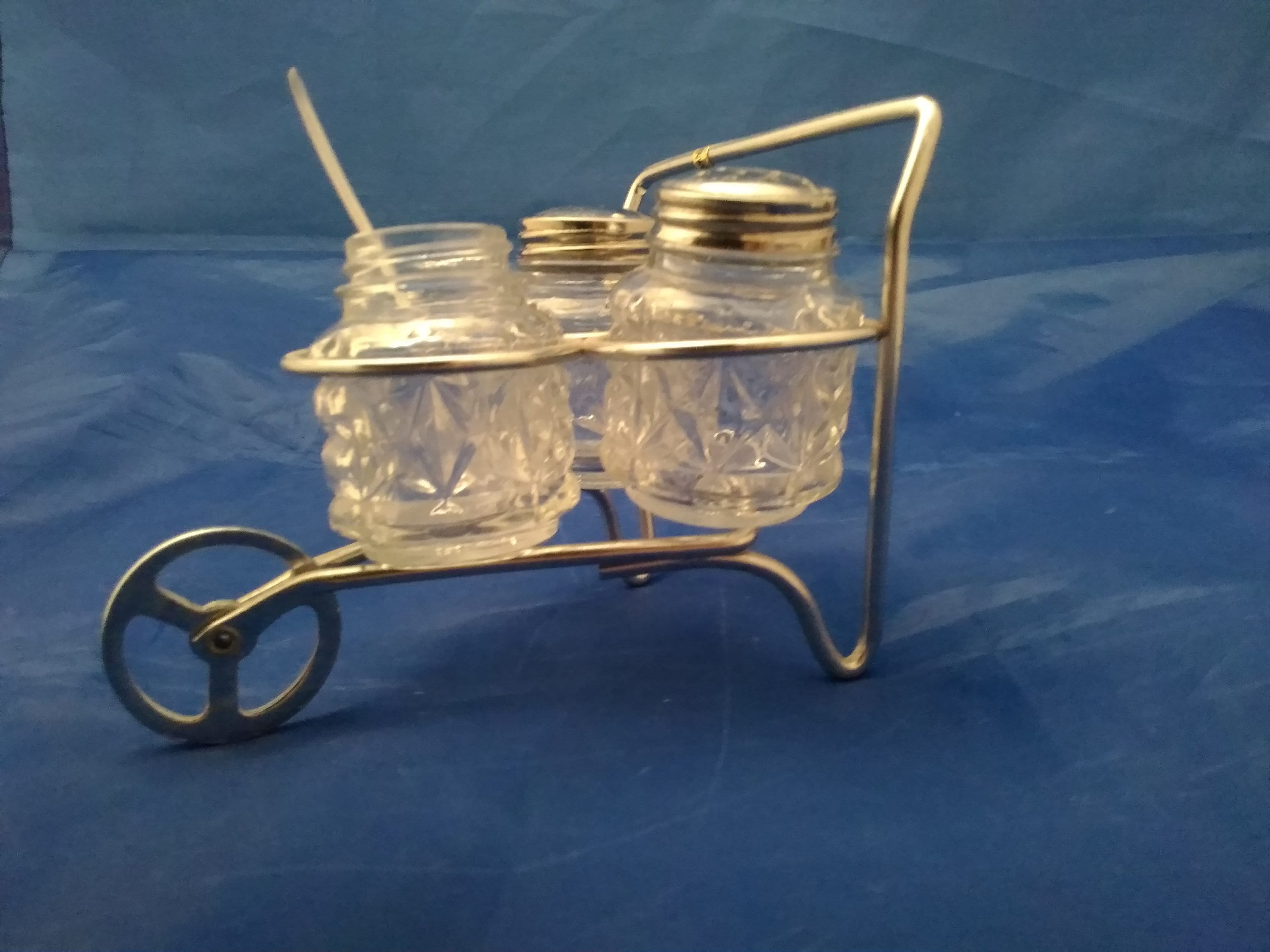 Wire Wheelbarrow Caddy for Glass Salt Pepper and Jam Jar With Etsy UK