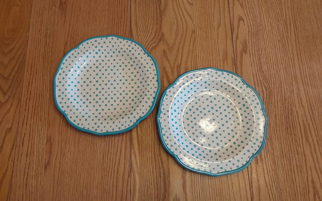 a-matching-set-of-2-10-5-inch-pioneer-woman-turqoise-blue-and-white