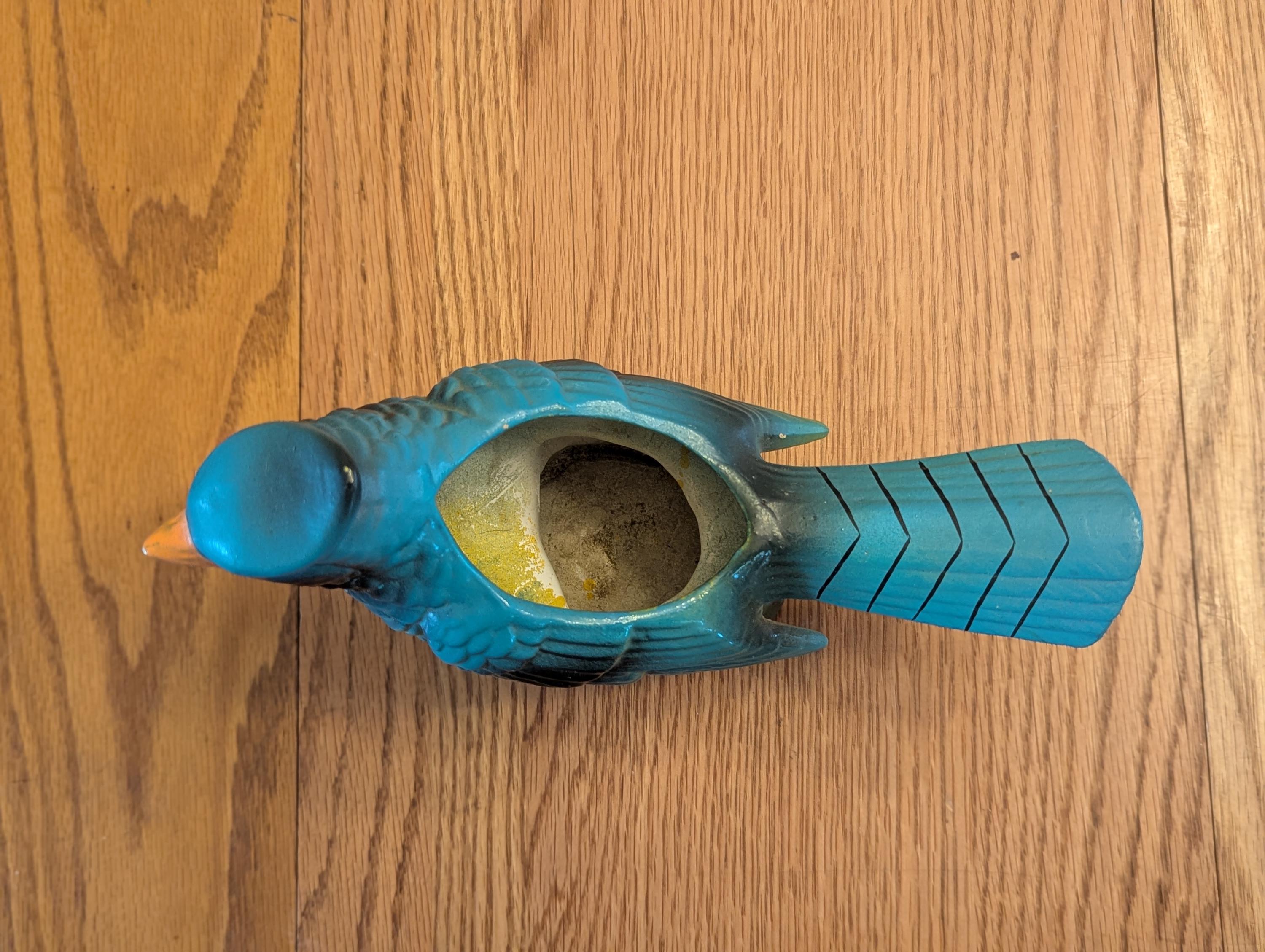 A Vintage 9 Inch Long Ceramic Blue Jay Bird Planter. Misc 1847 - Etsy