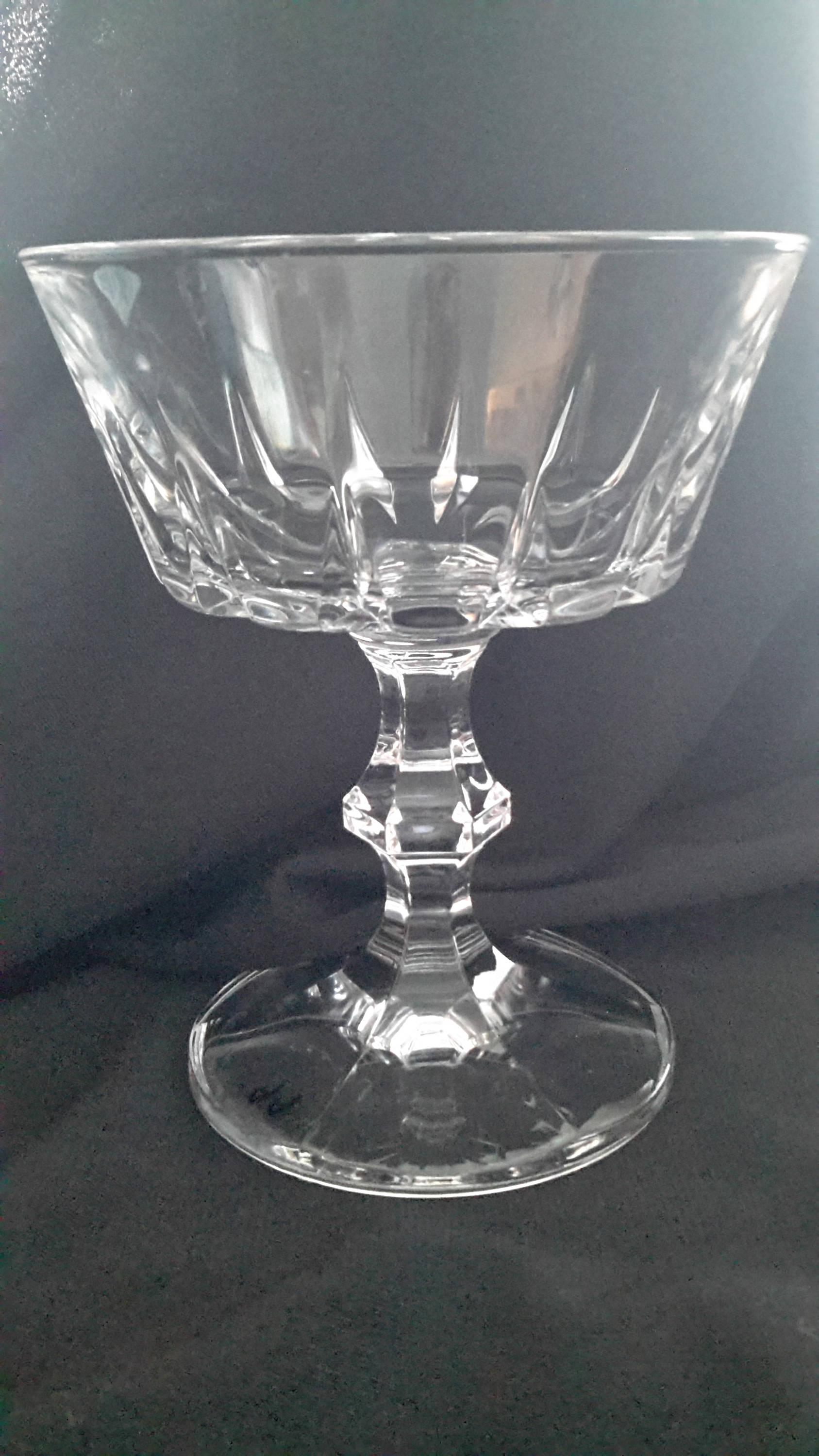 5 Arcoroc Like Clear Crystal Stemmed Dessert Dishes With Short Etsy UK