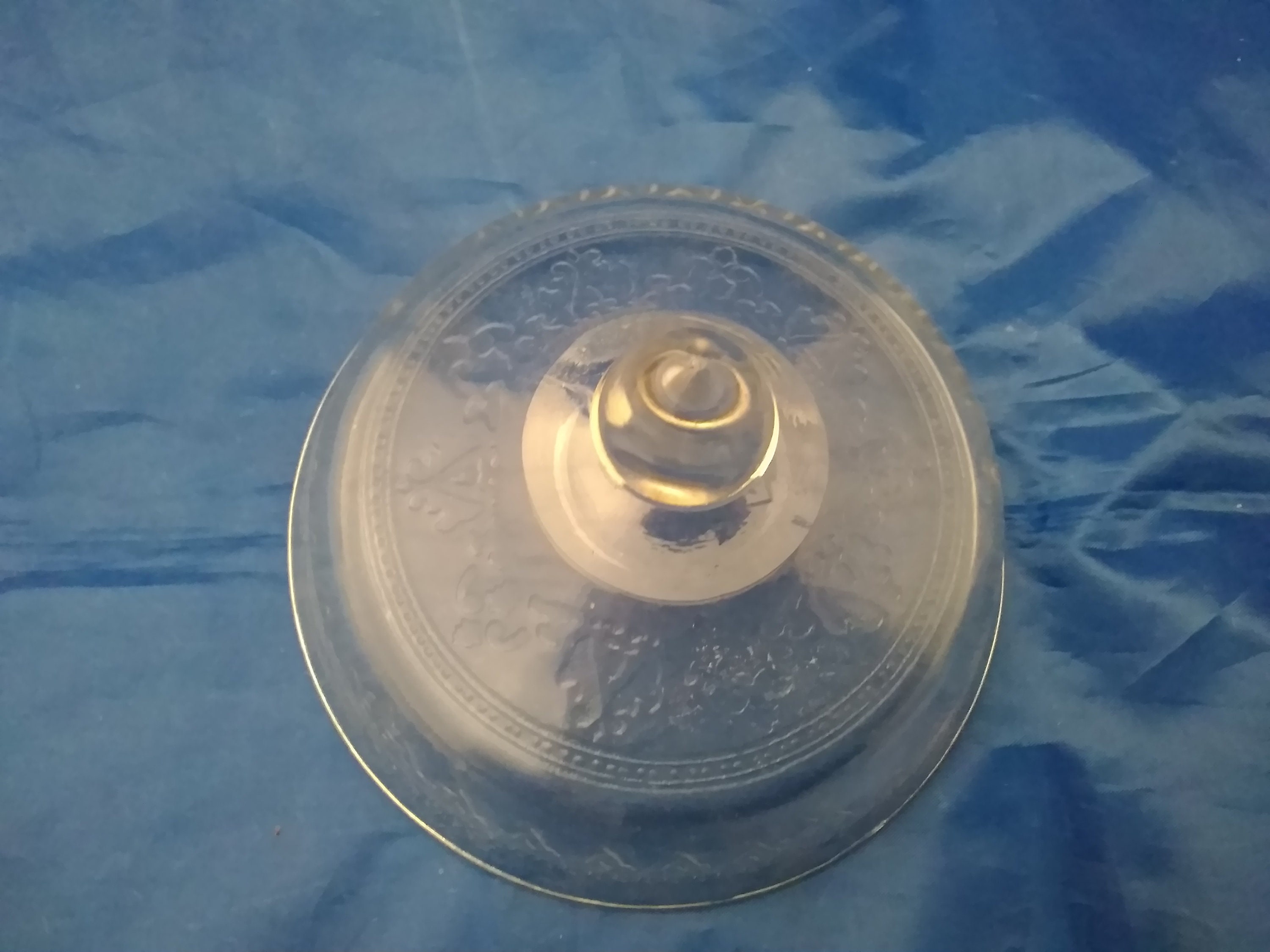 Federal Glass Patrician Clear Butter Dish With Domed Lid. Dish Etsy UK