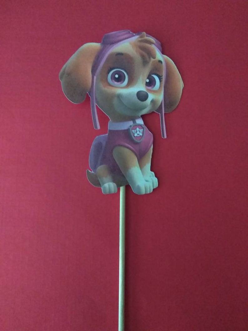 Paw Patrol Centerpiece Picks