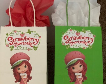 Strawberry Shortcake Birthday Party Favor Bags