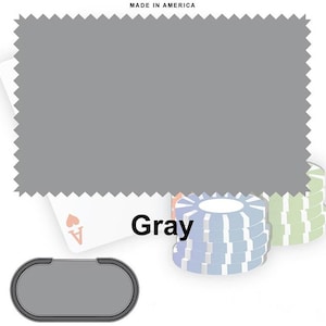 Gray Poker Table Cloth