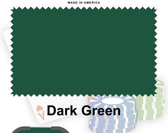 Dark Green Poker Table Cloth