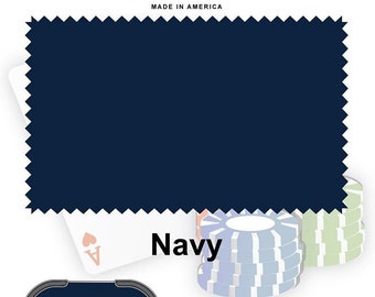 Navy Poker Table Cloth