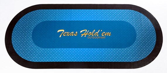 Outdoor Texas Hold Em Poker Table Mat New For 2018 Etsy
