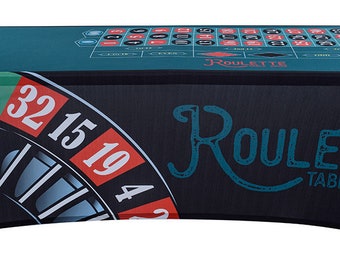 Casino Roulette Spandex Table Cover