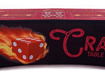Casino Craps Spandex Table Cover