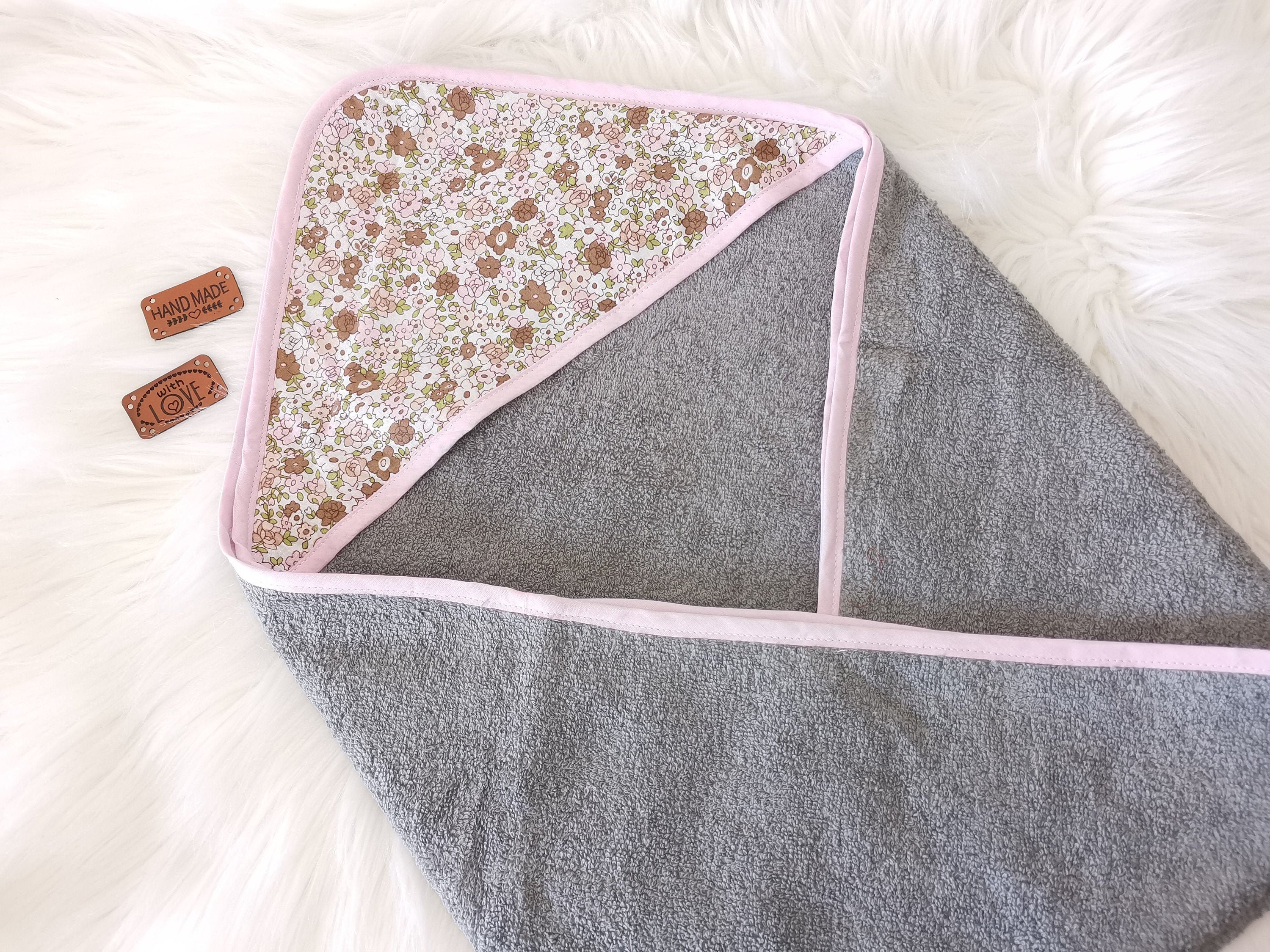 Large Cape/bath Outlet Towel Sponge Hood and Cotton for Baby Etsy UK