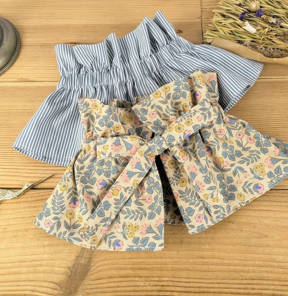 Lot de 2 cols amovibles adultes, cols victoriens, cols froufrous en coton