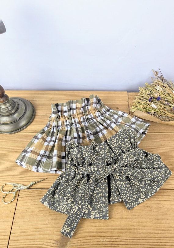 Lot de 2 cols amovibles adultes, cols victoriens, cols froufrous en coton