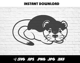 Baby Sea Otter SVG cutting Vinyl Decal for Cricut or Silhouette Machines