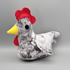 Chicken Stuffed Animal, Emotional Support Chicken Soft Toy, Stuffed Chicken Toy, Chicken Stuffed Toy, Plush Stuffed Chicken