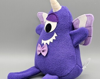 Purple People Eater Stuffed Toy, Monster Soft Toy, Stuffed Purple Toy, Monster Stuffed Toy, Plush Stuffed Monster, Monster Stuffed Animal