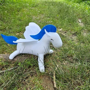 Pegasus Stuffed Fleece Toy, Pegasus Plushie, Stuffed Pegasus Plush Toy, Pegasus gifts, Plush Pegasus