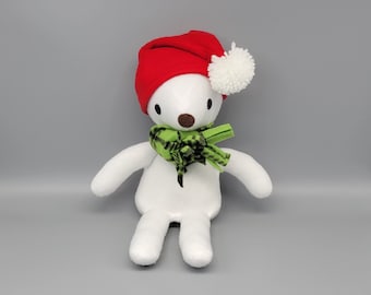 Christmas Teddy Bear Stuffed Animal, Teddy Bear Soft Toy, Stuffed Bear Toy, Teddy Bear Stuffed Toy, Plush Stuffed Bear, Teddy Bear