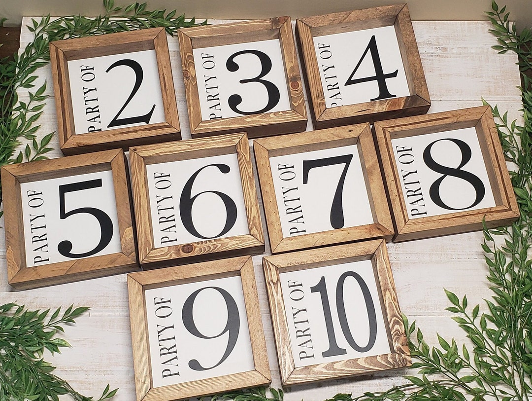 Party of Sign, Party Number Sign, Party of Number Sign, Party of 1 ...