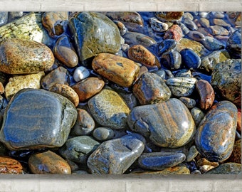 Maine Coast, Geology Art - Photo Print, Canvas Art, Metal Print - Abstract Photography, Maine Coastal Wall Art - Large - Maine Photography