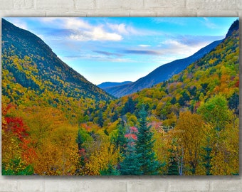 New Hampshire Fall, Autumn - Photo Print, Canvas Art, Metal Print - New England Photography, Large Wall Art - New Hampshire Scenic Wall Art