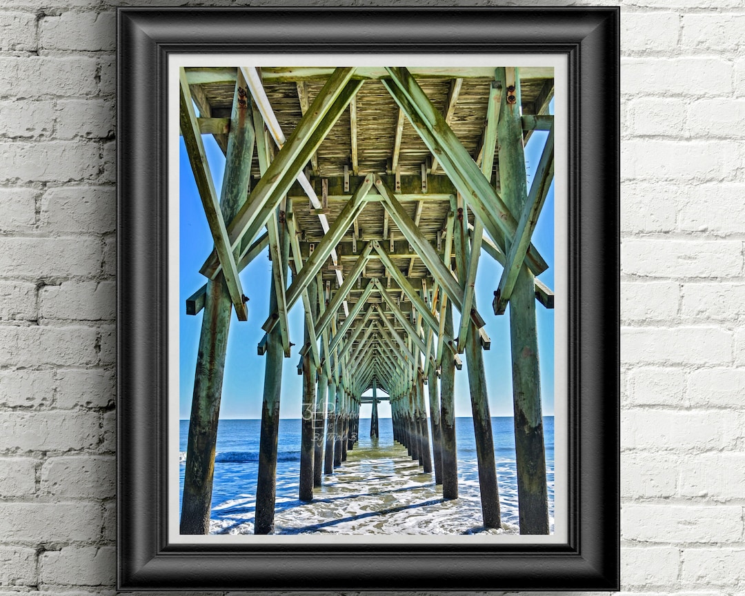 Myrtle Beach Pier, Myrtle Beach Wall Art Photo Print, Canvas Art, Metal Print South Carolina