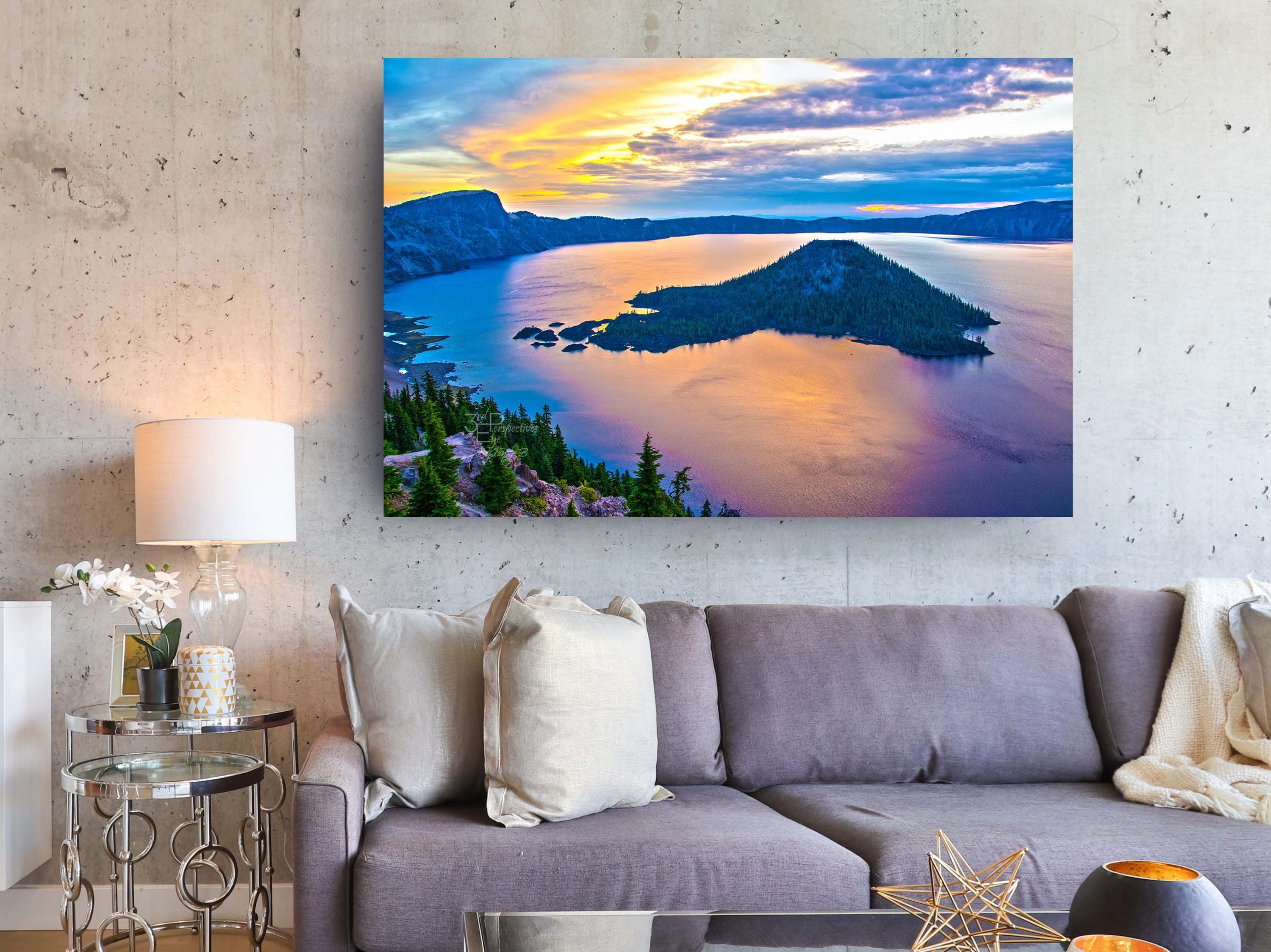 Crater Lake Sunrise Photo Print: Oregon Landscape Wall Art - Canvas, Metal or Paper