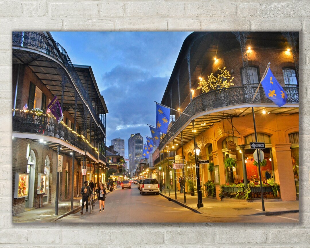 New Orleans Wall Art Photo Print, Canvas Art, Metal Print French