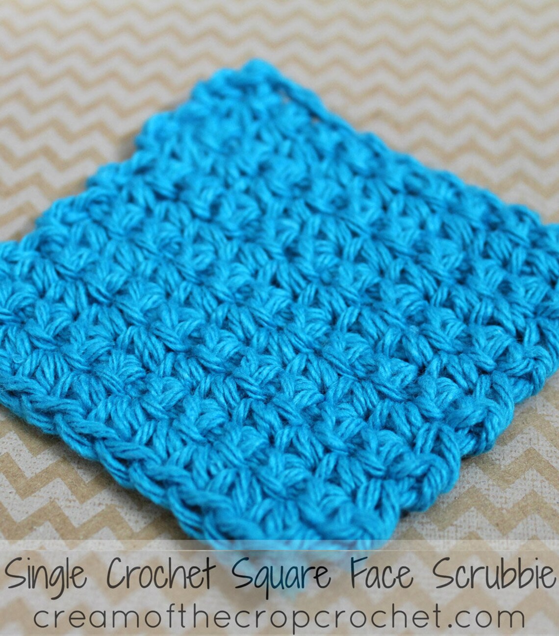 Single Crochet Square Face Scrubbie Face Scrubbie Crochet Etsy