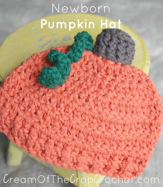 newborn pumpkin hat