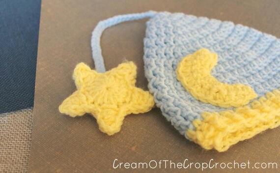 Newborn Nightcap Hat Crochet Nightcap 