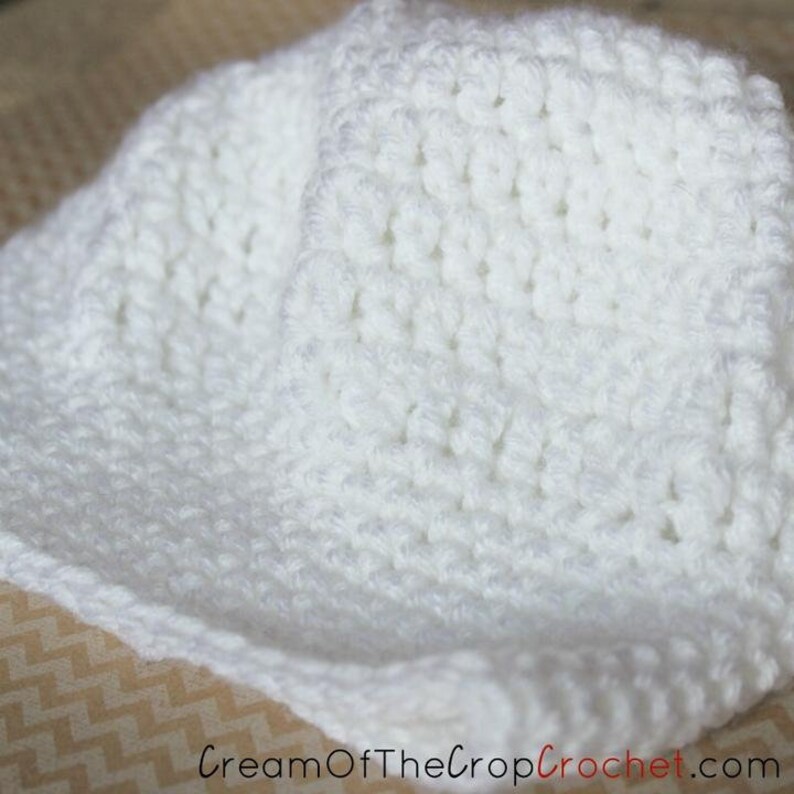 Newborn Chef Hat PDF Pattern Crochet 