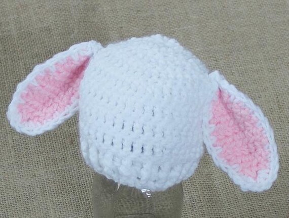 Preemie Newborn Lamb Hat Crochet Lamb 