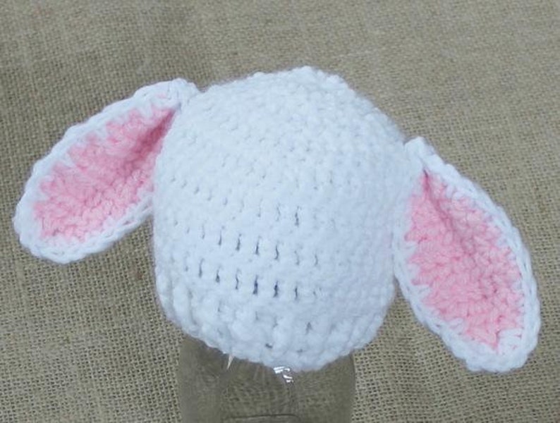 crochet lamb hat
