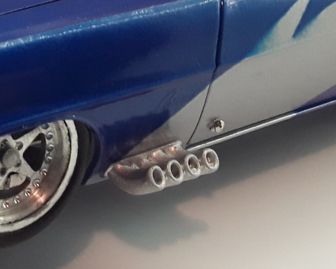 Slot Car 1/24th 1/25th Scale Drag Exhaust Pipes Zoomies for a Pair Etsy