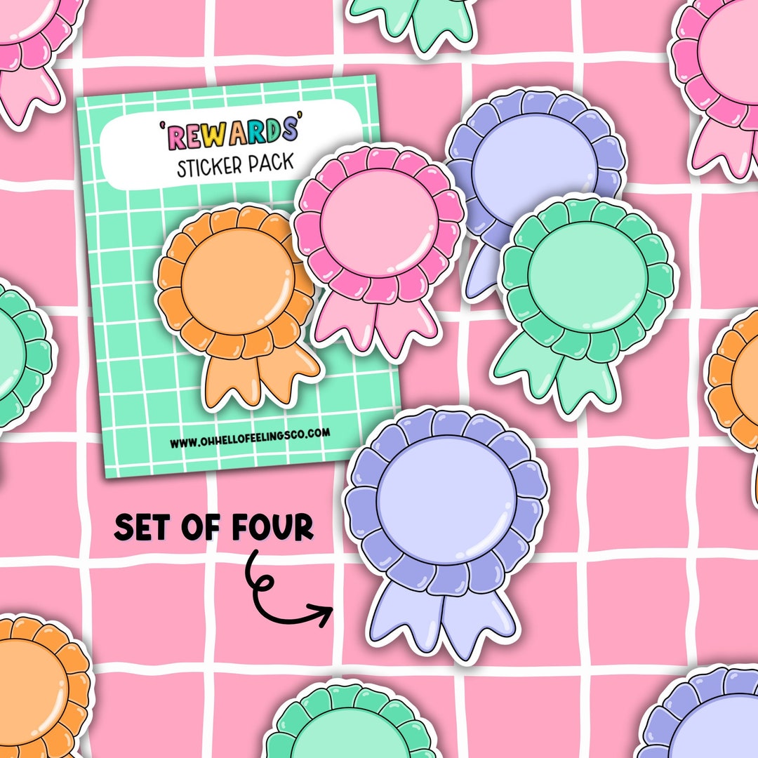 Rewards Sticker Pack Etsy