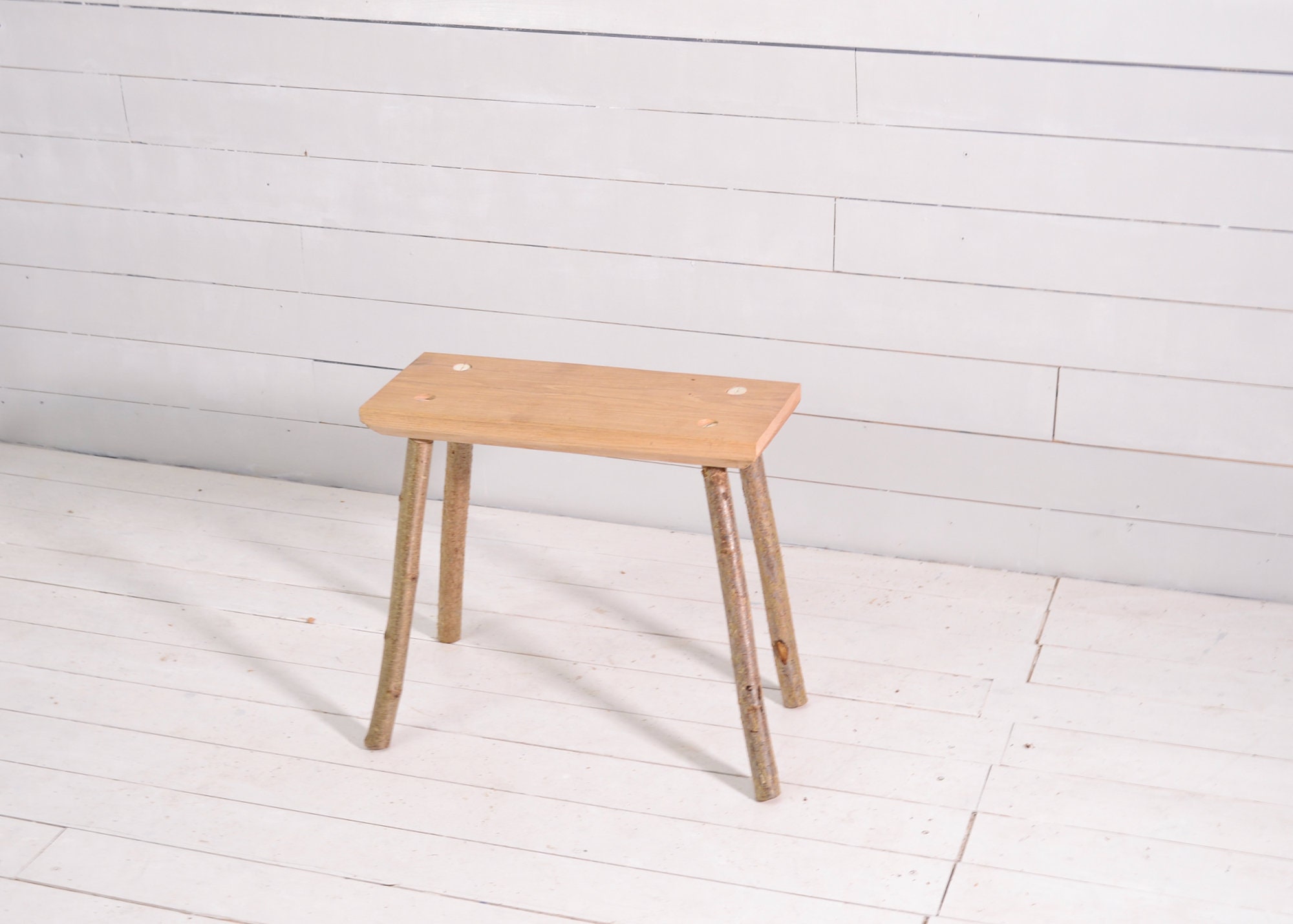Tabouret En Bois Rustique,