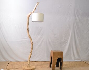 Branch floor lamp, with a nice oak branch