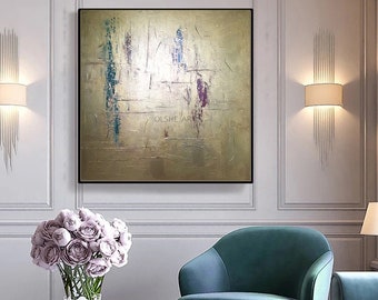 Art on canvas Oil Painting Acrylic painting Original art Wall decor Living room painting OLSHEart Interior design Interior art Handmade Sea