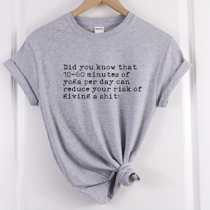 Yoga-Hemd lustiges Yoga-Hemd Yoga Tshirt Yoga-T-Shirt Meditations-Shirt Yoga Namaste Tee Yoga-Geschenke Geschenke für Yoga Yoga-Kleidung