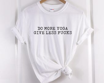Funny Yoga Shirt - Unisex Rolled Sleeve Cotton Tee