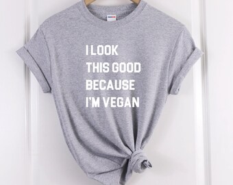 Herbivore Friends Not Food T-Shirt - Funny Vegan Cotton Tee