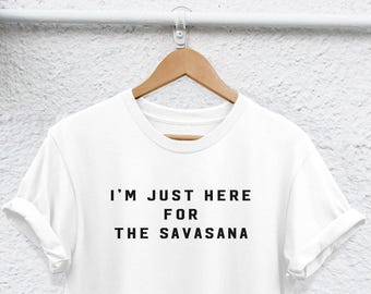 Savasana Yoga T-Shirt: Relaxed Fit, Meditation Inspired