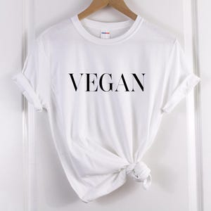 Vegan T-Shirt: Casual Unisex Style - Durable, Soft Cotton image 5