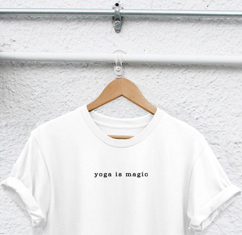 Yoga Is Magic T-Shirt: Soft Ringspun Cotton, Unisex Fit image 1