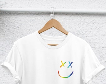 gay shirt rainbow gay shirt rainbow smile shirt gay symbol shirt  gay af  Lesbian shirt lgbt shirt pride shirt gay pride shirt